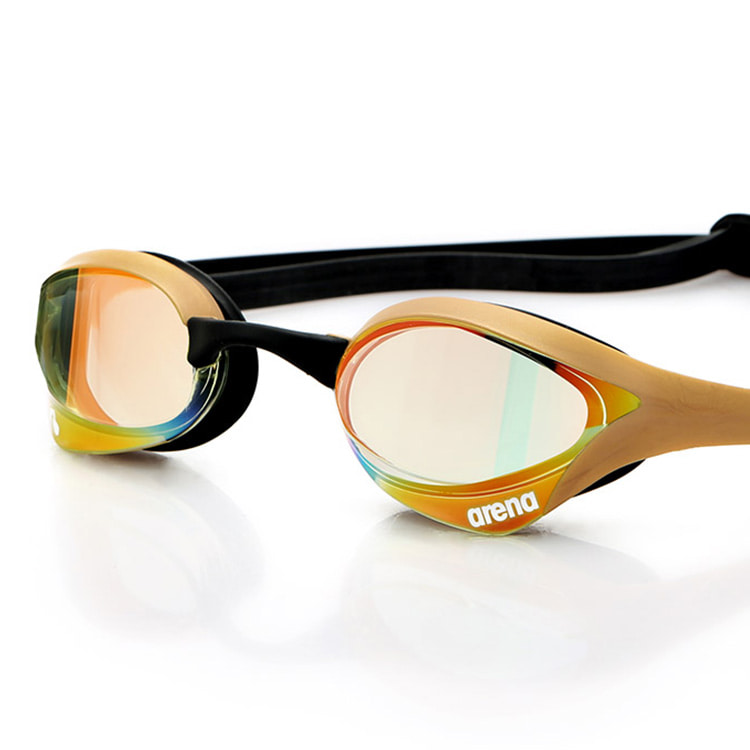 ARENA Cobra Ultra Swipe Mirrored Swim Goggle Gold [AGL-180MSW (GLD)] - GANA  SWIM